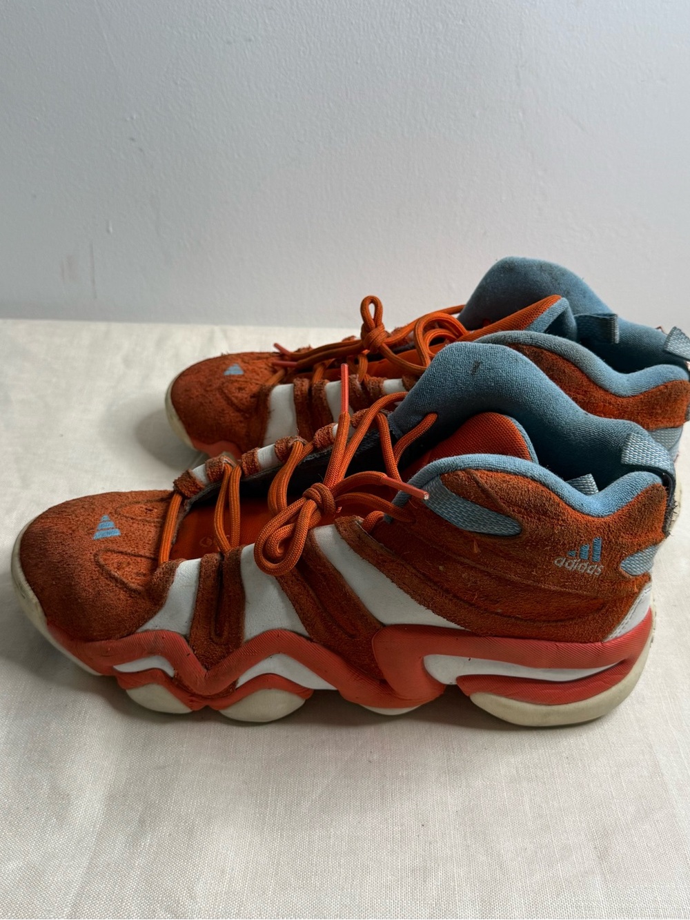 Adidas Crazy Men's Size 11 Orange Blue Kobe 2023 Suede Basketball Shoes IE7224